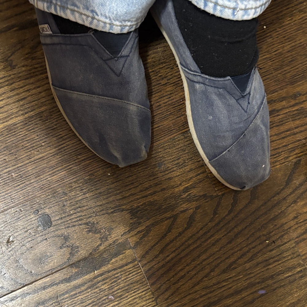 Toms Dark Blue Casual Slip-Ons